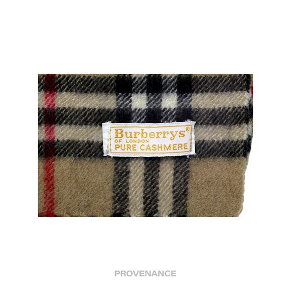 🔴 Burberry Scarf - PURE CASHMERE Nova Check - Picture 6 of 7